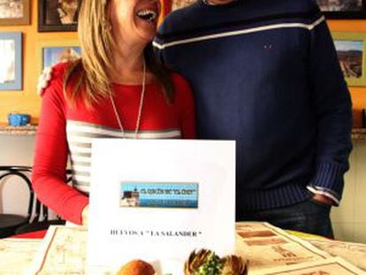 J.A Bueno and Keka Castillo, owners of El Chef restaurant, which offers “Eggs à la Salander.”