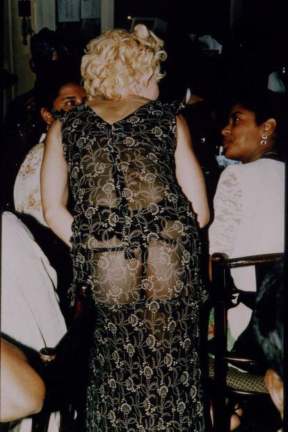 In 1994, Madonna wore a naked dress to Wesley Snipes' birthday party. At that point, the singer had already scandalized the Church with her song 'Like a Prayer' and the whole world more generally with her Blonde Ambition Tour and daring coffee table book 'Sex.’