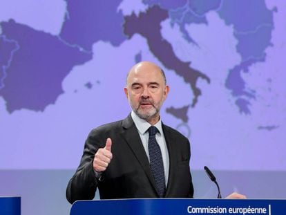 EU finance commissioner Pierre Moscovici.