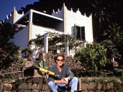 Michael Douglas pictured at his Mallorca residence.