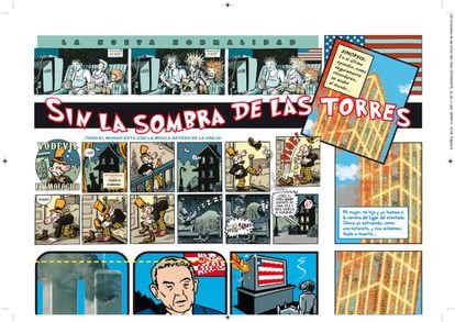 A spanish version of Spiegelman's comic about the 9/11 tragedy in New York, 'In the Shadow of No Towers.'