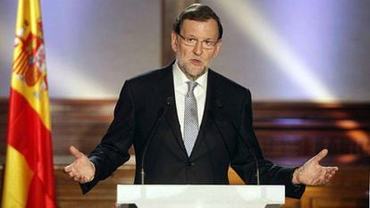 Spanish Prime Minister Mariano Rajoy on Monday.