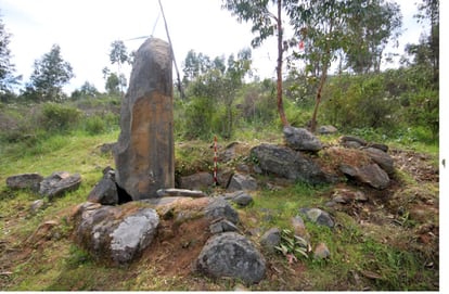 One of the 526 menhirs found in the province of Huelva.