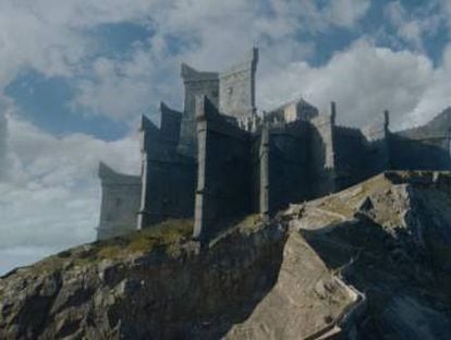 Dragonstone in the 'Game of Thrones' series.