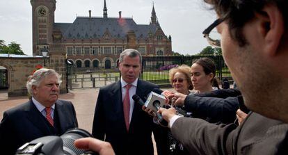The Chilean ambassador, Felipe Bulnes, on Wednesday at the Hague.