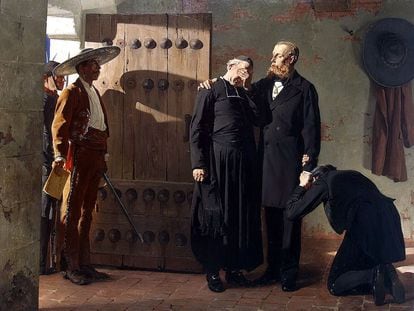 'The Last Moments of Maximilian I' by Jean-Paul Laurens; 1882.