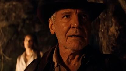 Harrison Ford and Phoebe Waller-Bridge in 'Indiana Jones and the Dial of Destiny.'