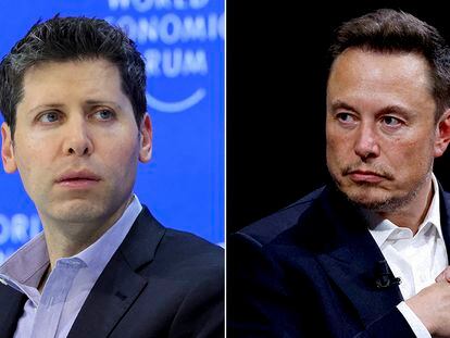 OpenAI CEO, Sam Altman, and Elon Musk.