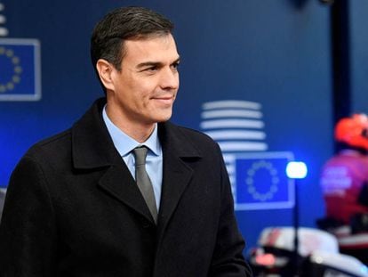 Spanish Prime Minister Pedro Sánchez in Brussels.