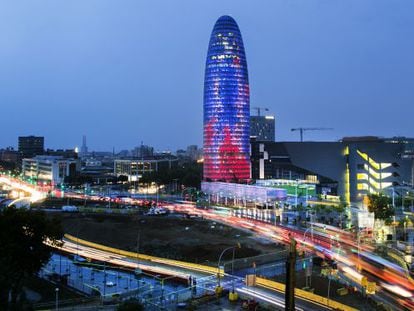 The former headquarters of Aguas de Barcelona, whose majority shareholder Suez has moved its tax residency to Madrid.