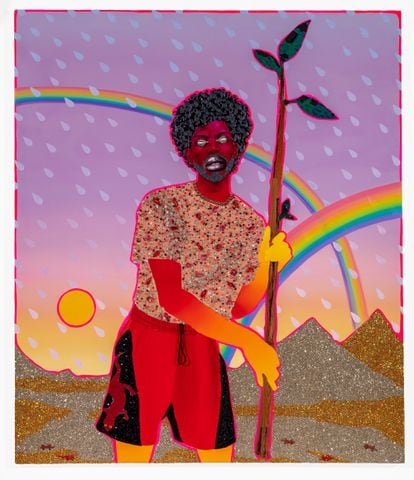 'Page of Wands,' by Devan Shimoyama.