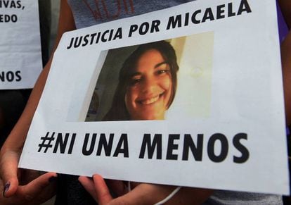 A march on Saturday to protest Micaela’s death.