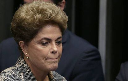 Dilma Rousseff asks senators to vote against her impeachment.