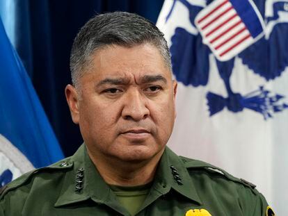U.S. Border Patrol Chief Raul Ortiz listens during a news conference, on January 5, 2023, in Washington.