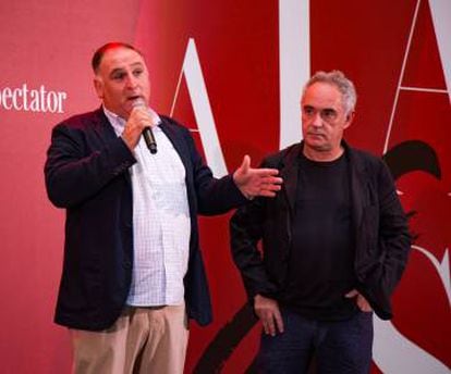 Spanish chefs José Andrés and Ferran Adrià at 'A taste of Spain.'
