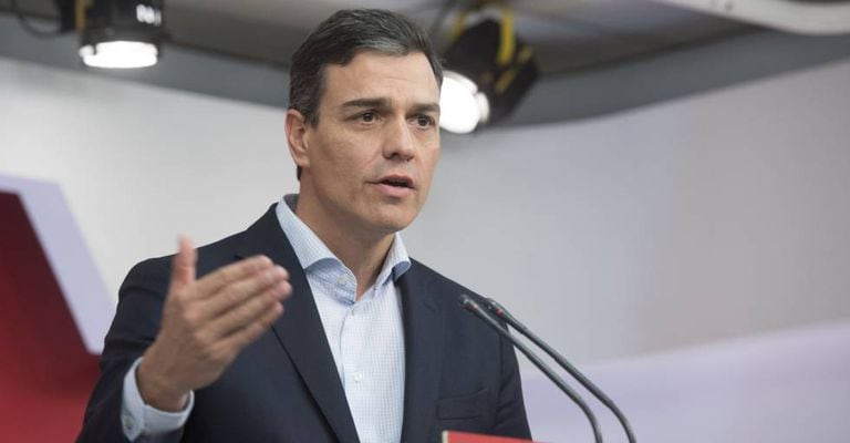 Socialist Party chief Pedro Sánchez.