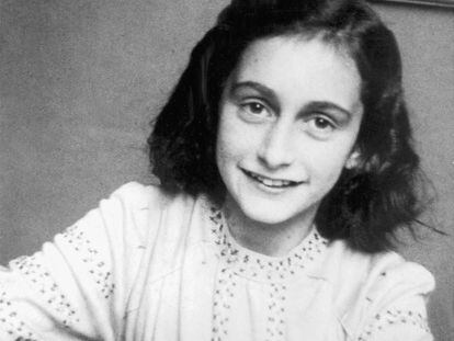Anne Frank in an undated photograph.