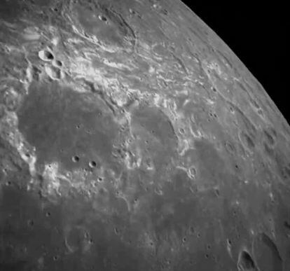 Craters on the Moon captured by the 'Chandrayaan-3' on August 19.