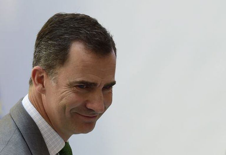 Prince Felipe at a ceremony in Madrid on Thursday.