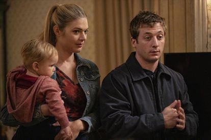 Kate Miner and Jeremy Allen White in a 2021 episode of 'Shameless.'