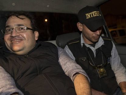 Duarte after his arrest in Guatemala.