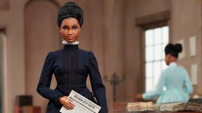 The Barbie doll inspired by journalist and civil rights activist Ida B. Wells.