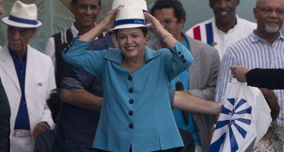 Brazilian President Dilma Rousseff in Rio last Sunday.
