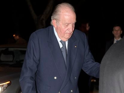 Spain's king emeritus Juan Carlos in February.