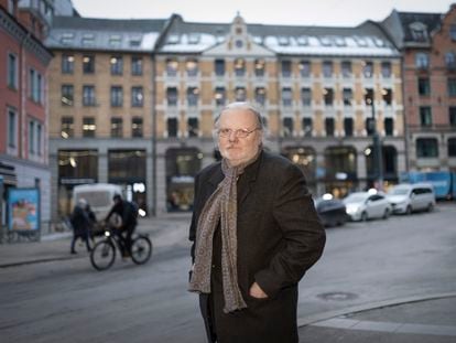 Jon Fosse, winner of the 2023 Nobel Prize in Literature, in Oslo, Norway, on Tuesday, December 5, 2023