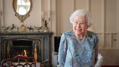 Queen Elizabeth II at Windsor Castle.