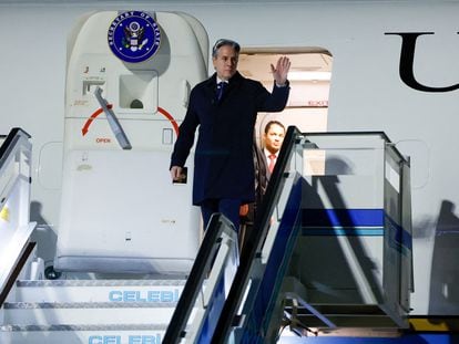 Secretary of State Antony Blinken arrives in Istanbul, Turkey; January 5, 2023.