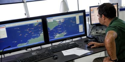 The Maritime Rescue Coordination Center in Tarifa monitors boat activity in the Strait of Gibraltar.