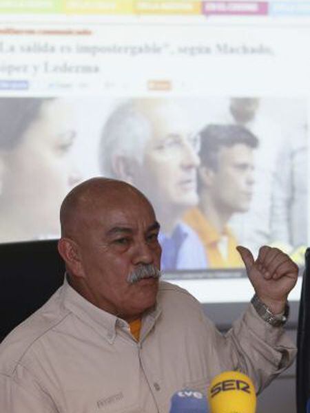 Venezuelan Deputy Darío Vivas, in Madrid on Tuesday.