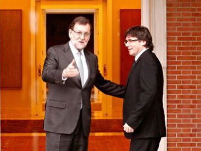 Talks had been on hold for nearly two years, but renewed relation could not conceal “abyss” separating PM and Carles Puigdemont