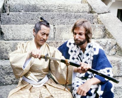 Toshirō Mifune and Richard Chamberlain in ‘Shōgun.'