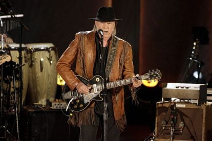 Neil Young performs in Washington in November.