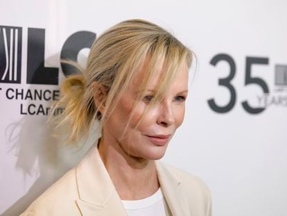 Kim Basinger on the red carpet at a gala for animal welfare, in Beverly Hills (California), in October 2019.