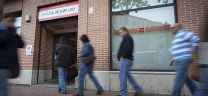 An employment office in Alcalá de Henares (Madrid).