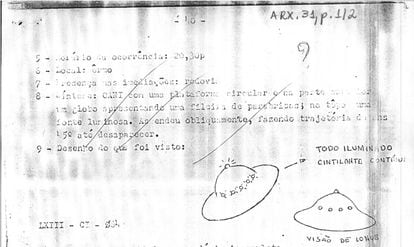 Reports on the more than 700 unidentified flying objects investigated by the Air Force can be viewed (in-person or online) in the National Archives of Brazil.