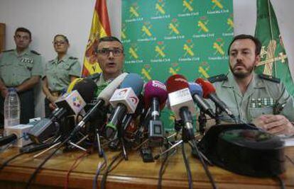 The Spanish Civil Guard gave a press conference on Wednesday.