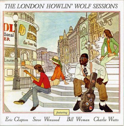 Howlin' Wolf album cover, 'The London Sessions'.
