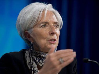 IMF director Christine Lagarde in a file photo.