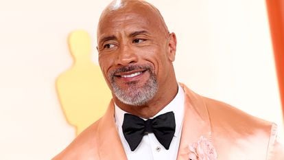 Dwayne Johnson, 'The Rock', at the Oscars, in Los Angeles, in March 2023.