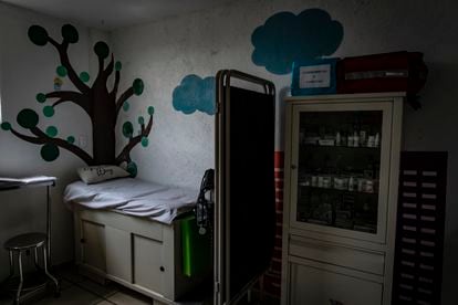 View of the infirmary of a women's shelter in Morelos, Mexico.