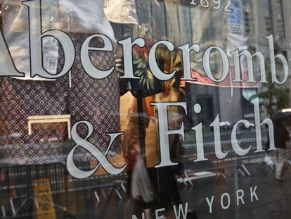 An Abercrombie & Fitch store on New York's Fifth Avenue, New York.