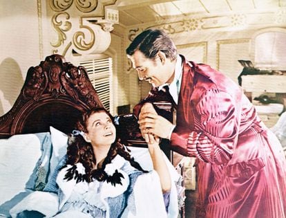 A survey carried out by the National Sleep Foundation of the United States in 2015 revealed that 25% of couples sleep in separate beds. Image shows Clark Gable and Vivien Leigh in a scene from 'Gone with the Wind' (1939).