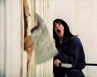 Shelley Duvall in a scene from 'The Shining.'