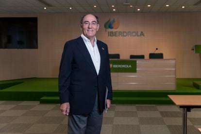 Ignacio Galán, at Iberdrola’s headquarters after the interview.