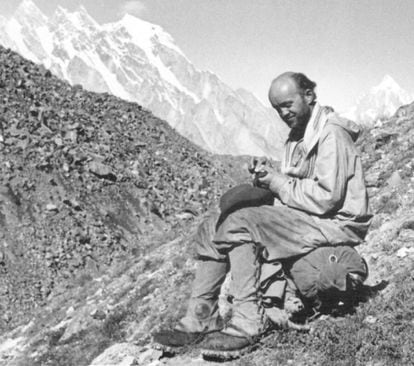 Fritz Weissner during the K2 expedition.