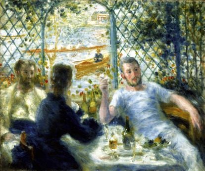 Friendship as seen by Renoir: 'Lunch at the Restaurant Fournaise' (1875).